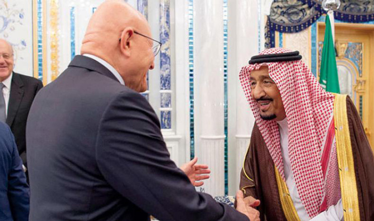الملك سلمان يشدد على خطر إيران على لبنان
