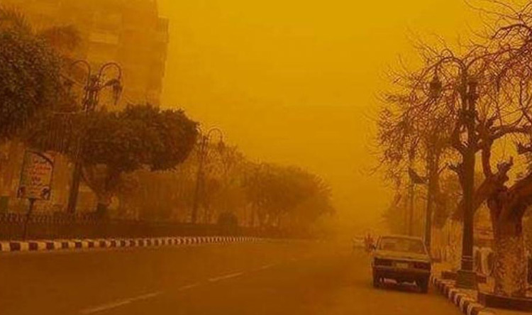 عاصفة ترابية في أستراليا