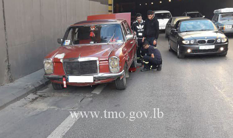 "Taxi" يقطع أنفاق مطار بيروت!