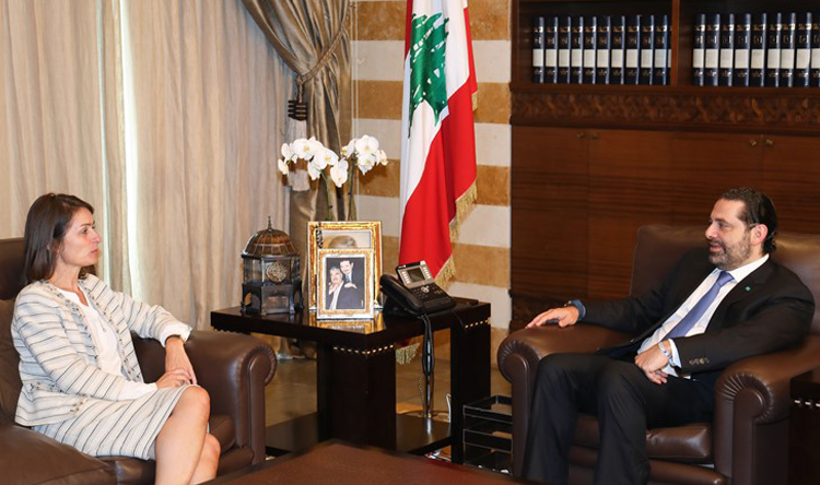 الحريري بحث مع لاسن في المستجدات محليًا واقليميًا والتقى زوارًا