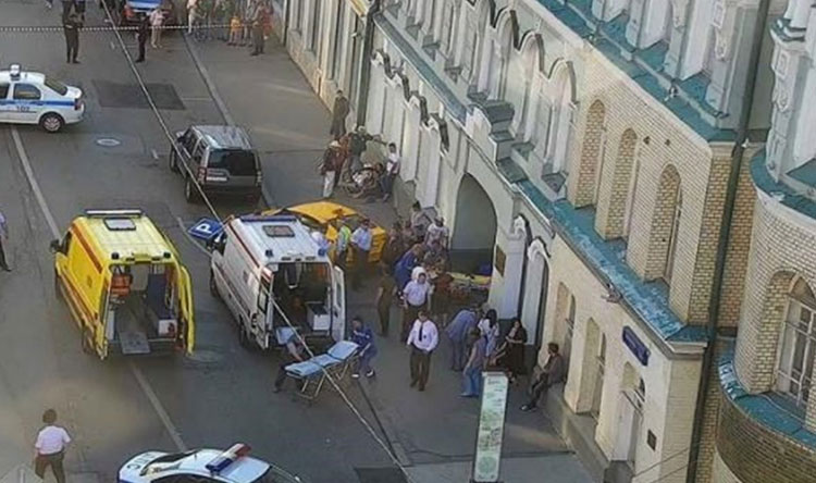 هكذا وقع حادث الصدم في موسكو