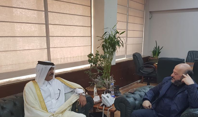 السفير القطري زار الرياشي مودعًا