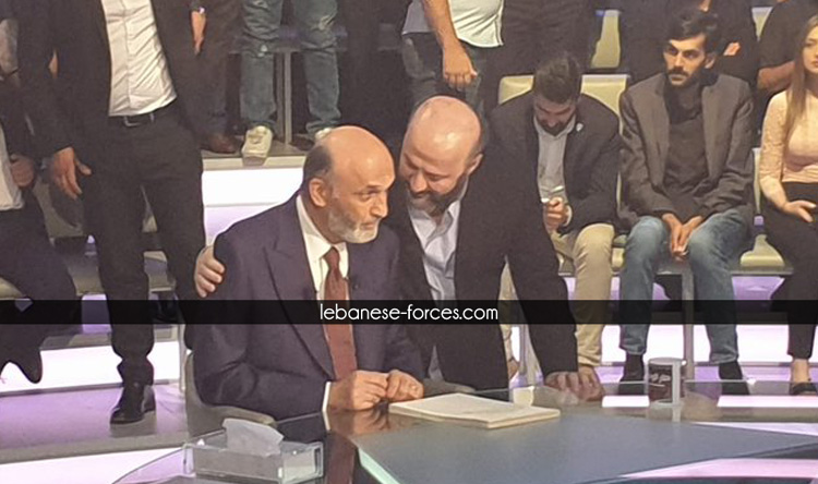 بالفيديو: الرياشي يرسم اشارة الصليب المشطوب