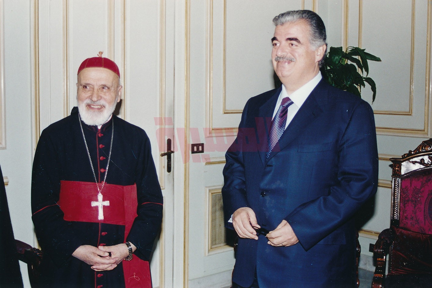 البطريرك صفير ـ الرئيس رفيق الحريري