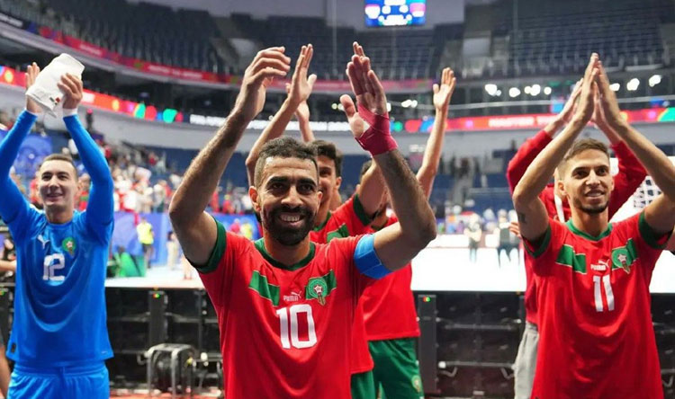 انتصار جديد للمغرب في كأس العالم لكرة الصالات