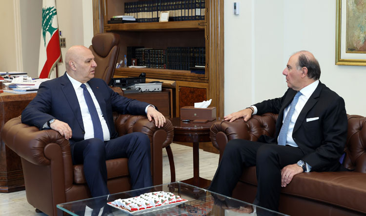 Aoun and Saeed discuss monetary issues