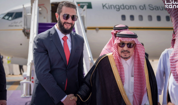 سانا: الشرع يلتقي ولي العهد السعودي في الرياض