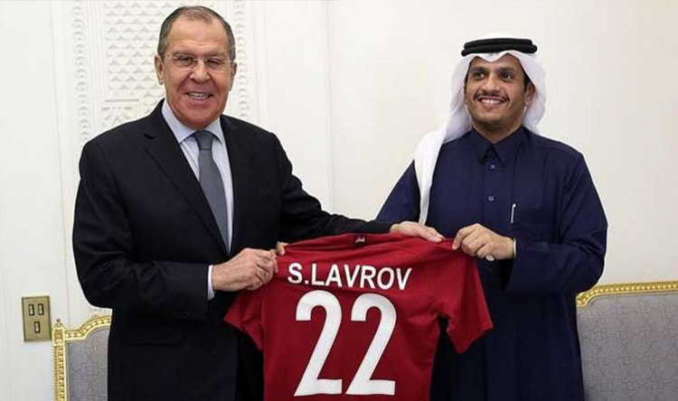 نتيجة بحث الصور عن هدية قطرية لـ "لافروف"