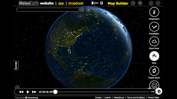 meteoearth website
