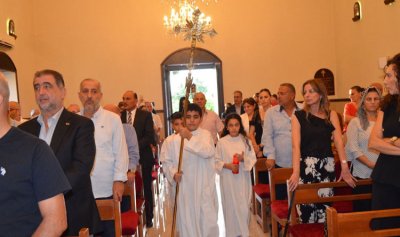 قداس على راحة أنفس شهداء المقاومة اللبنانية في وادي بعنقودين
