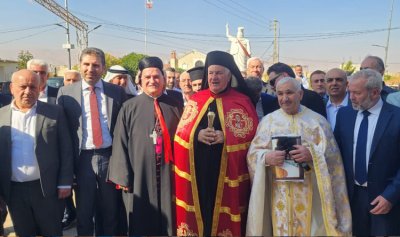 حبشي يشارك أهالي القاع في استقبال المطران مخايل فرحا خلال زيارته الأولى للبلدة