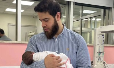 أدهم النابلسي يستقبل مولودته الثانية