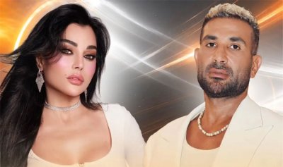 هيفاء وهبي وأحمد سعد يجتمعان في حفل لندن