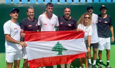 لبنان حسم مواجهته مع سوريا في كأس ديفيس
