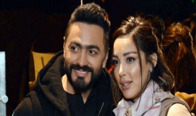 تامر حسني يعلّق على عودته لبسمة بوسيل