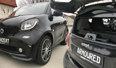 بالصورة: سيارة مقاومة لرصاص المسدس في الاسواق