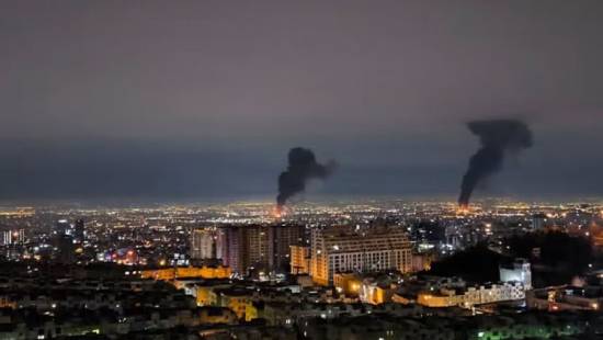 دويّ انفجارات عدة في طهران